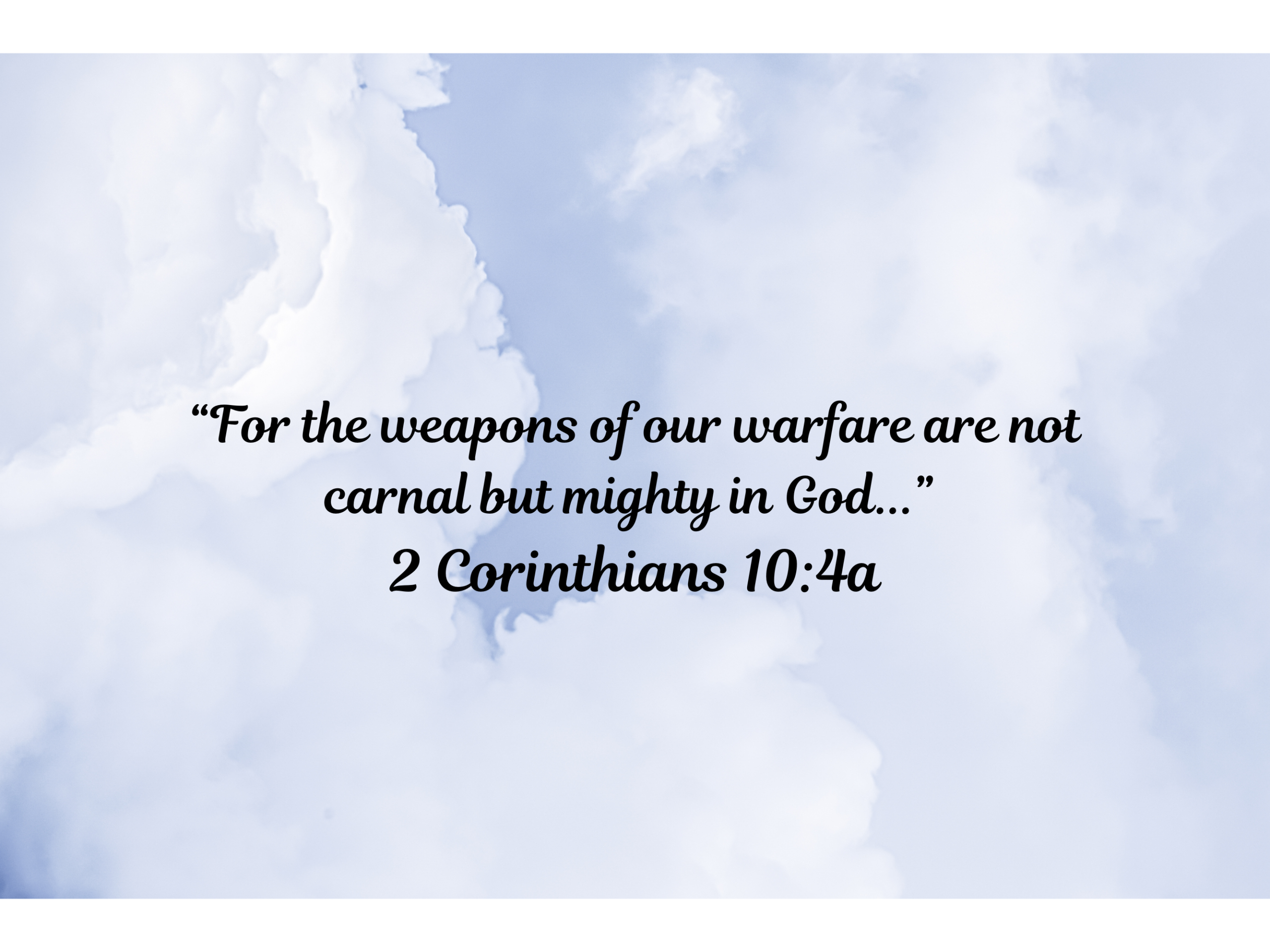 2 Corinthians 10:4